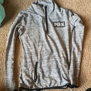 PINK half zip jacket:)